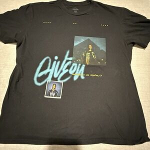 Rare 2022‎ Giveon Give Or Take Tour T-shirt Recorded In Las Angeles XL